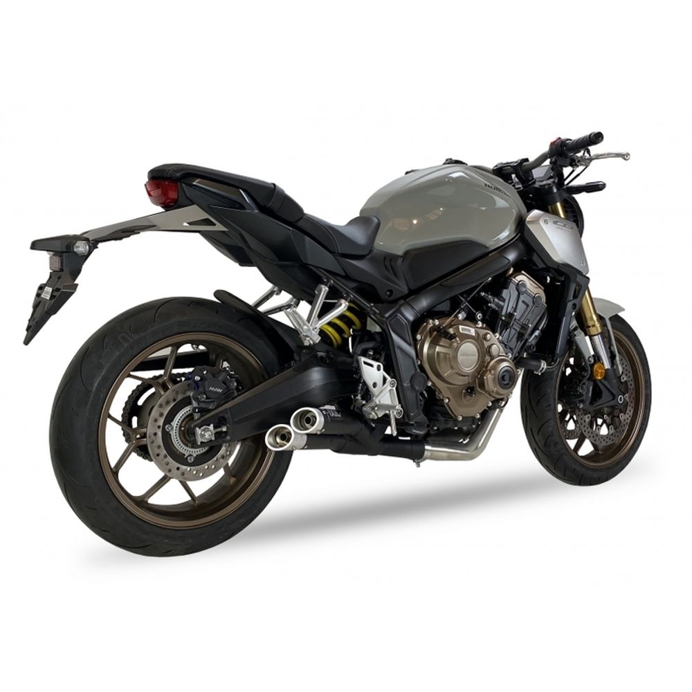SP 1111392 IXIL Hyperlow Komplettanlage  Edelstahl schwarz / Aluminium poliert - XH6342XB    passend fuer HONDA CBR 650 R
