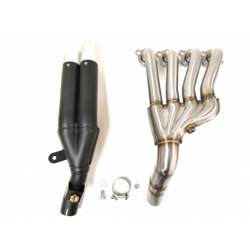 SP 1111392 IXIL Hyperlow Komplettanlage  Edelstahl schwarz / Aluminium poliert - XH6342XB    passend fuer HONDA CBR 650 R