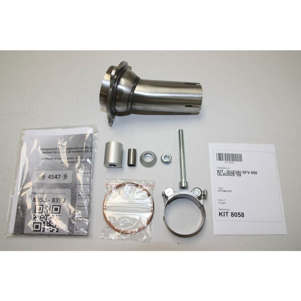 SP 1113713001 IXIL Hexoval Xtrem Endtopf - Suzuki SFV 650 Gladius - OS8058VSE    passend fuer SUZUKI SFV 650 GLADIUS