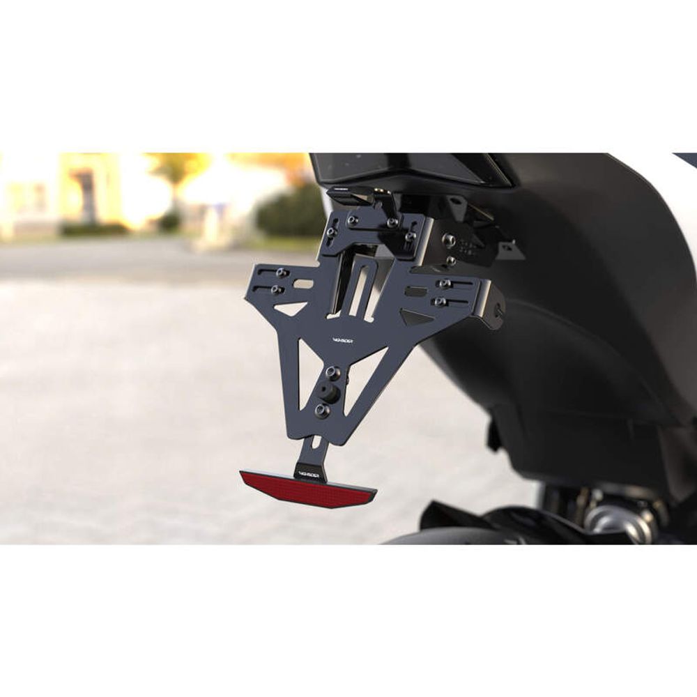 SP 1122264 HIGHSIDER pro Kennzeichenhalter Akron-RS Pro  passend fuer YAMAHA YZF-R1 Schwarz