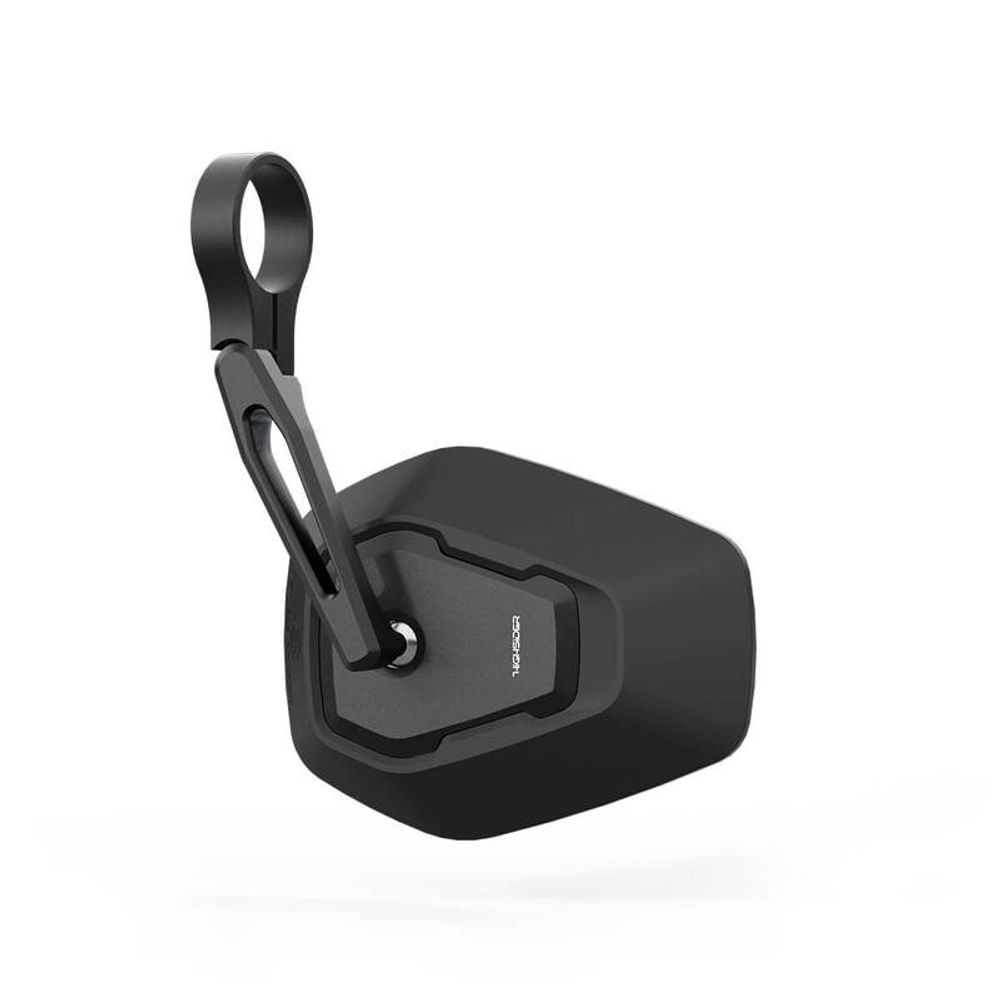 SP 1122916001 HIGHSIDER pro Lenkerendenspiegel Esagano-RS Schwarz/Schwarz Kurz (1Stck)  passend fuer KAWASAKI Z 1000 Schwarz