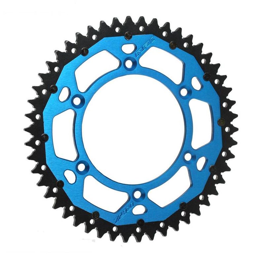 SP 1123236004 RFX Pro Series Armalite Double Compound Aluminium/Stahl Kettenrad - 520  passend fuer KTM 350 SX-F Blau
