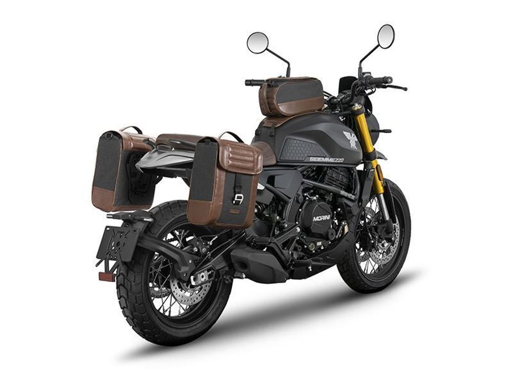 SP 1123758 SHAD SR Satteltaschen Abstandshalter  passend fuer MOTO MORINI 650 SEIEMMEZZO SCR Schwarz