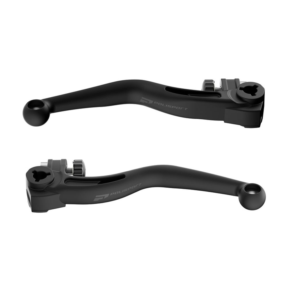 SP 1125778 POLISPORT Unzerbrechlicher Hebelsatz  passend fuer HONDA CR 250 R Schwarz