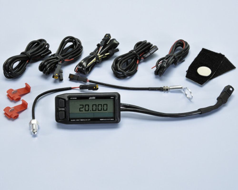SP 1125943 POLINI Drehzahlmesser + 2 Temperaturanzeigen  passend fuer YAMAHA X-MAX 300 Schwarz