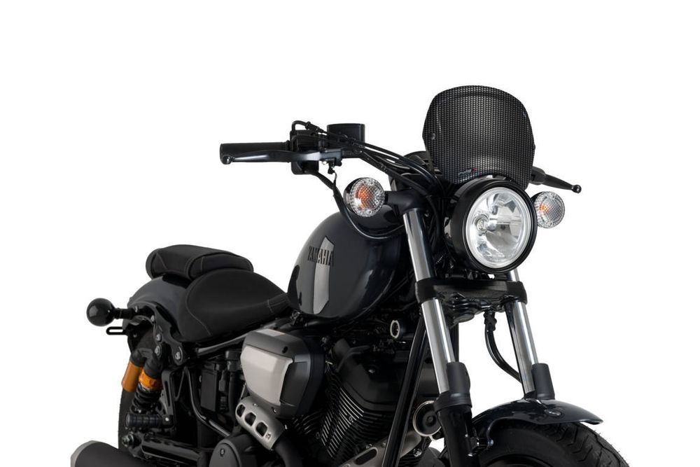 PUIG 3812C Frontplatte ABS  passend fuer YAMAHA XV950 Carbon look