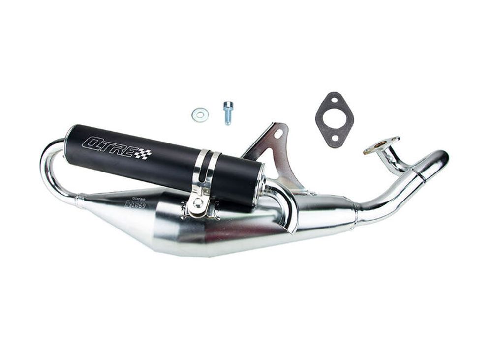 SP 1126529 TECNIGAS Q-TRE Auspuff Chrom  passend fuer PEUGEOT SPEEDFIGHT 4 50 2T