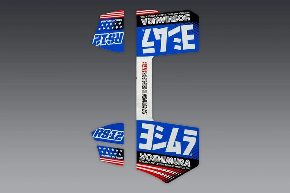 SP 1127047003 YOSHIMURA RS-12 Aufkleber Kit    passend fuer   Blau