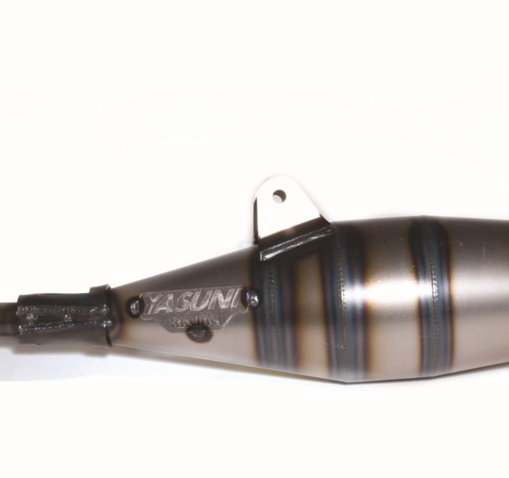 SP 1128803003 YASUNI Komplett-Auspuffanlage Alu Schwarz / Alu Blau    passend fuer PEUGEOT 103