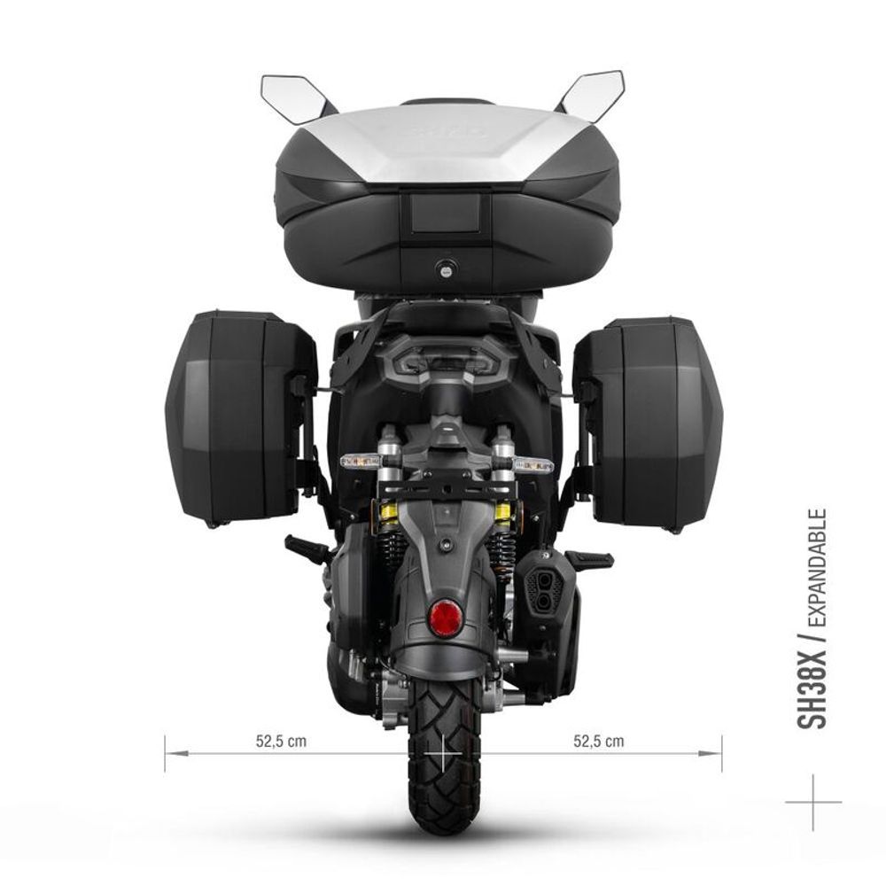 SP 1129785 SHAD 3P Befestigungssystem (seitlich)  passend fuer KEEWAY VIESTE 300 Schwarz