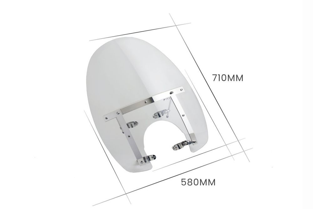 PUIG 1129W America III  passend fuer SUZUKI VL125 INTRUDER  Transparent