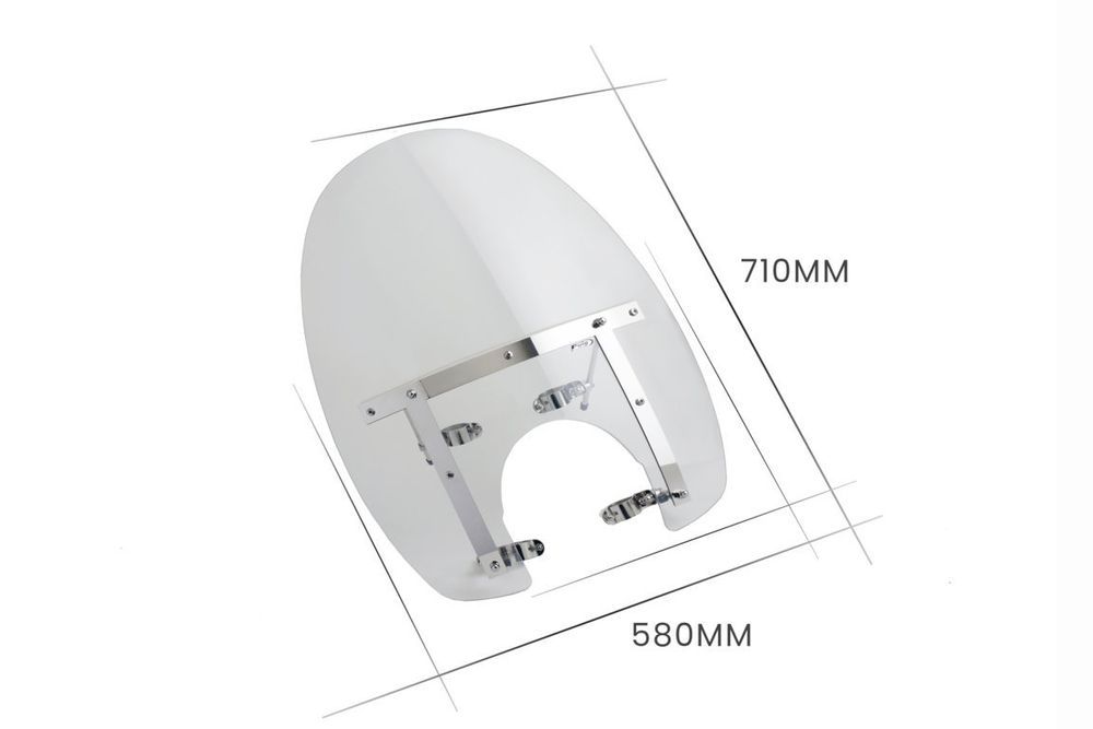 PUIG 1129W America III  passend fuer SUZUKI VL125 INTRUDER  Transparent