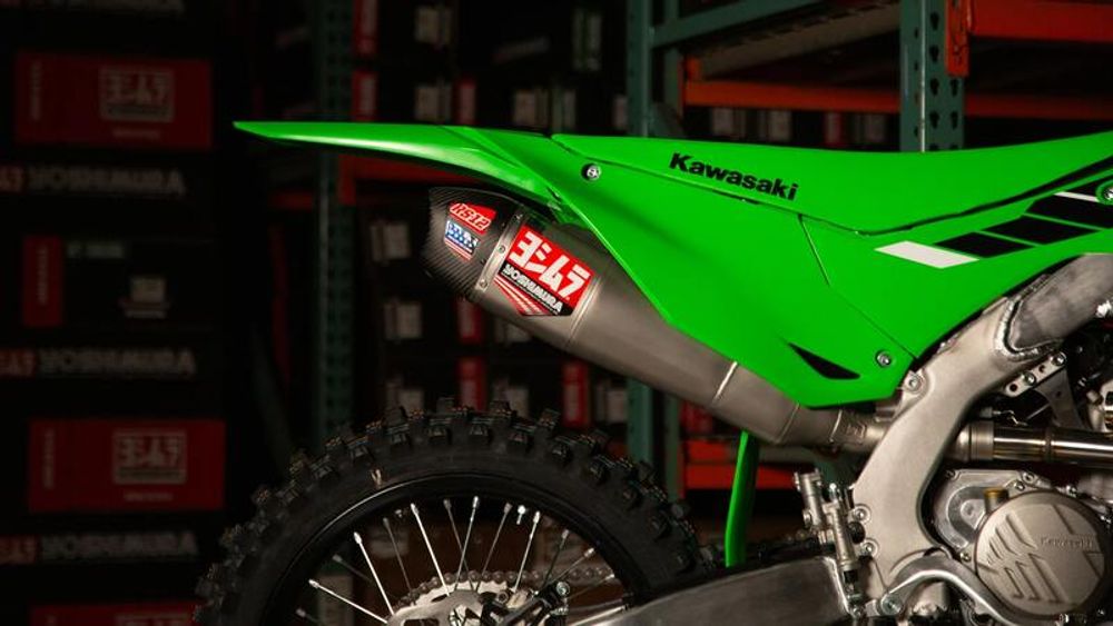SP 1138438001 YOSHIMURA Komplett Auspuffsystem RS12 Signature Serie      passend fuer KAWASAKI KX 250