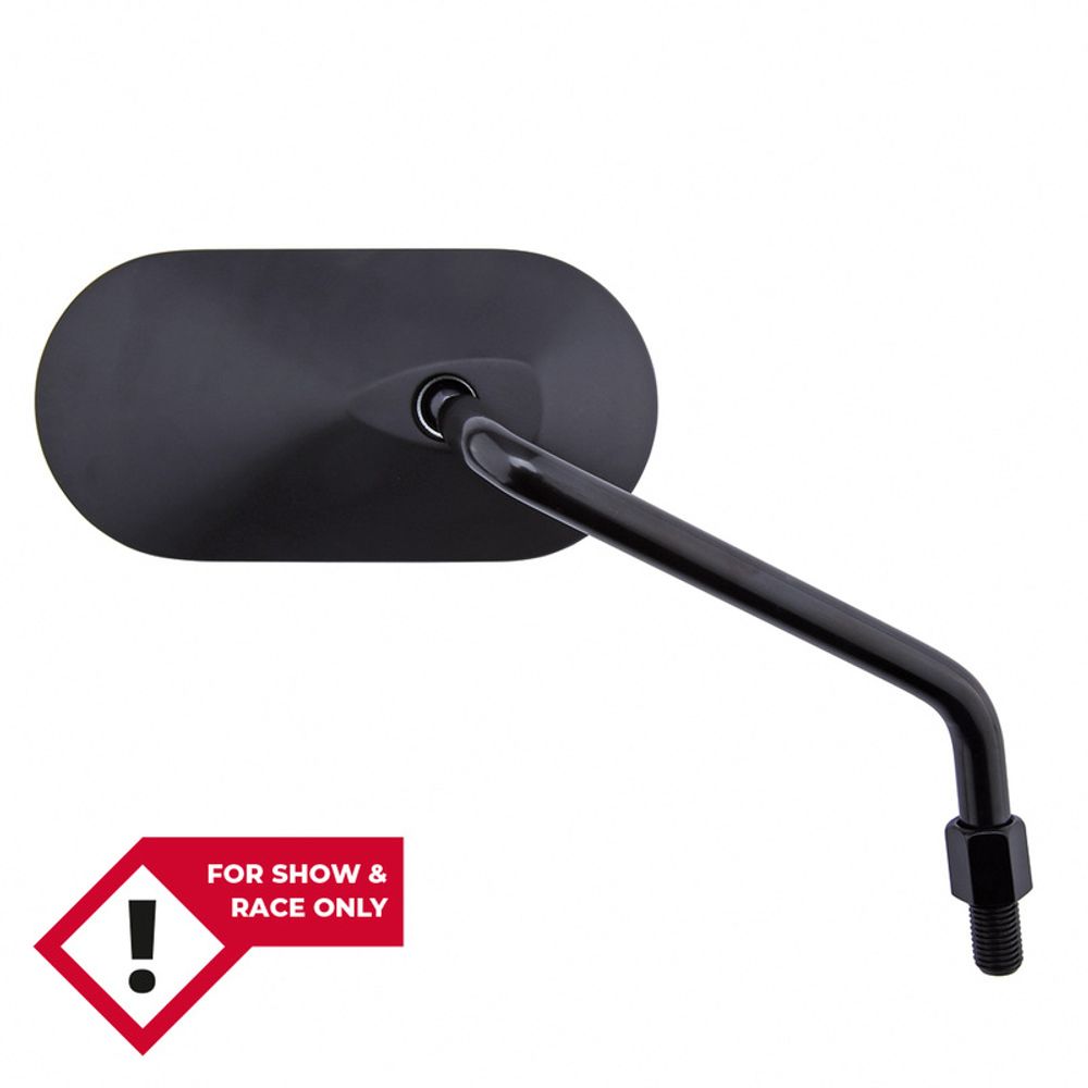 SP 1139029004 HIGHSIDER smart Lenkerspiegel Agila Schwarz Oval, Rechts, Nicht E-Geprüft  passend fuer