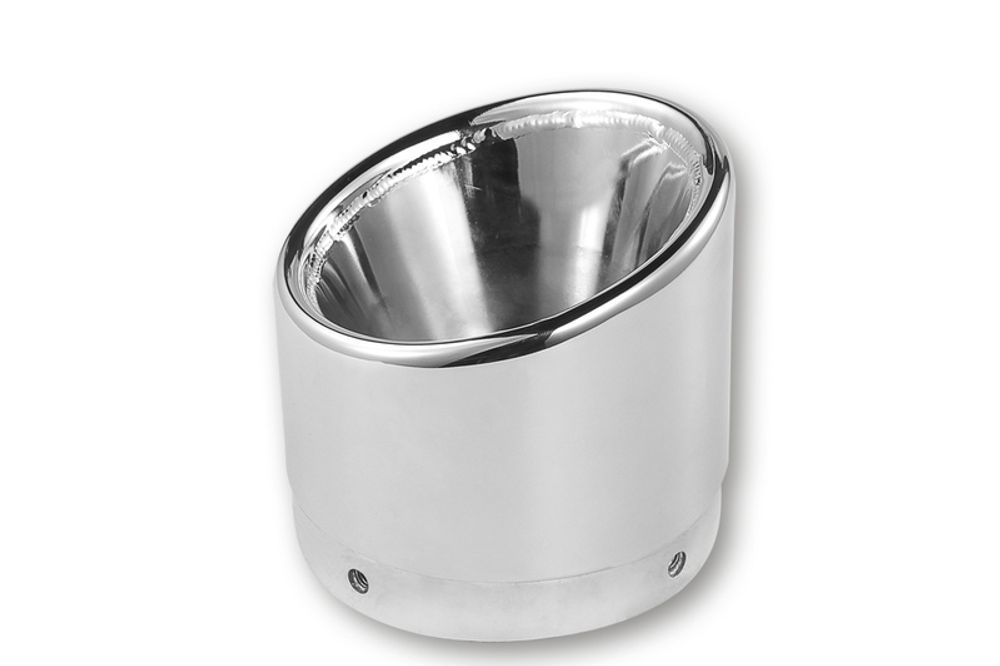 SP 1139098002 IXIL Endkappe Slashed, chrom, für Dämpfer mit D=88mm    passend fuer   Chrome