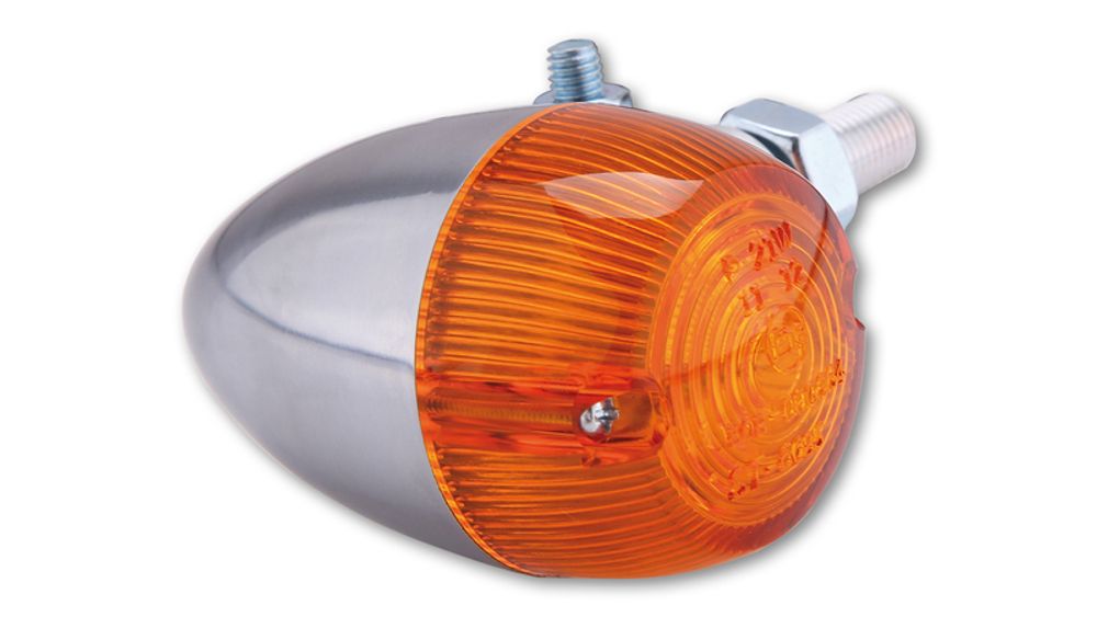 SP 1139368 HIGHSIDER smart Bullet Light 1 Blinker Silber/Orange E-Geprüft (1Stck)  passend fuer   Silber & S