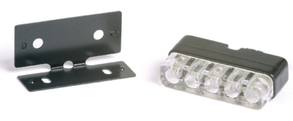SP 1139830 HIGHSIDER smart Mini LED Kennzeichenbeleuchtung Schwarz (1Stck)  passend fuer KAWASAKI Z 400 ABS Schwarz