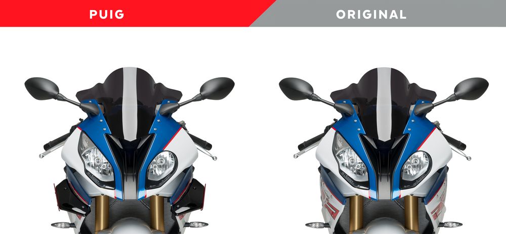PUIG 9767R Sport Side Spoiler  passend fuer BMW S1000RR Rot