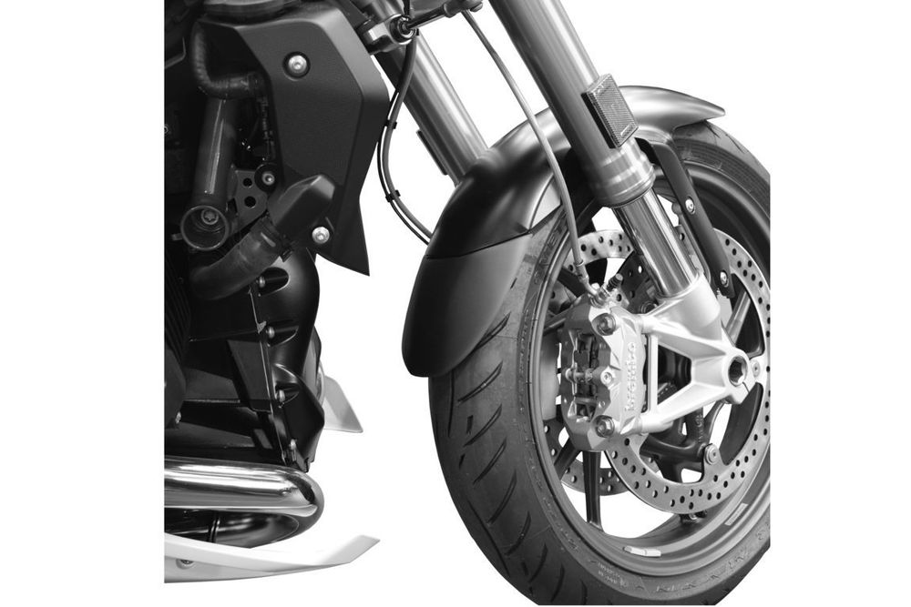 PUIG 9022N Verlängerung des vorderen Schutzblechs  passend fuer BMW F800R Schwarz