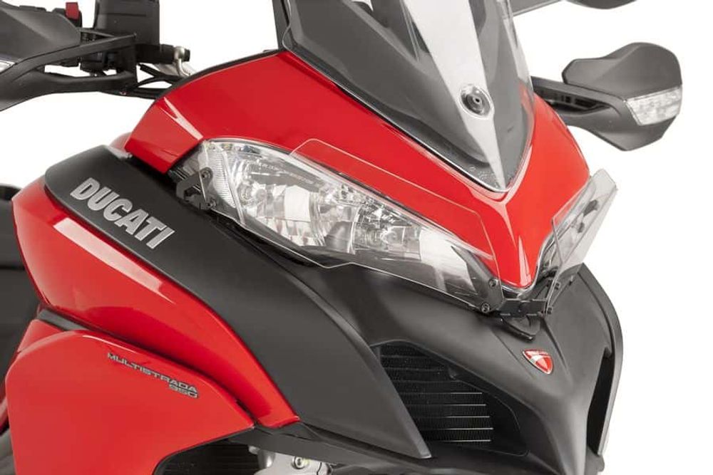 PUIG 9401W Scheinwerferschutz  passend fuer DUCATI MULTISTRADA 1200 Transparent