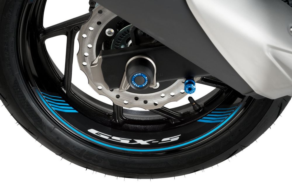 PUIG 9442A Rim Strips Specials  passend fuer SUZUKI GSX-S1000 Blau