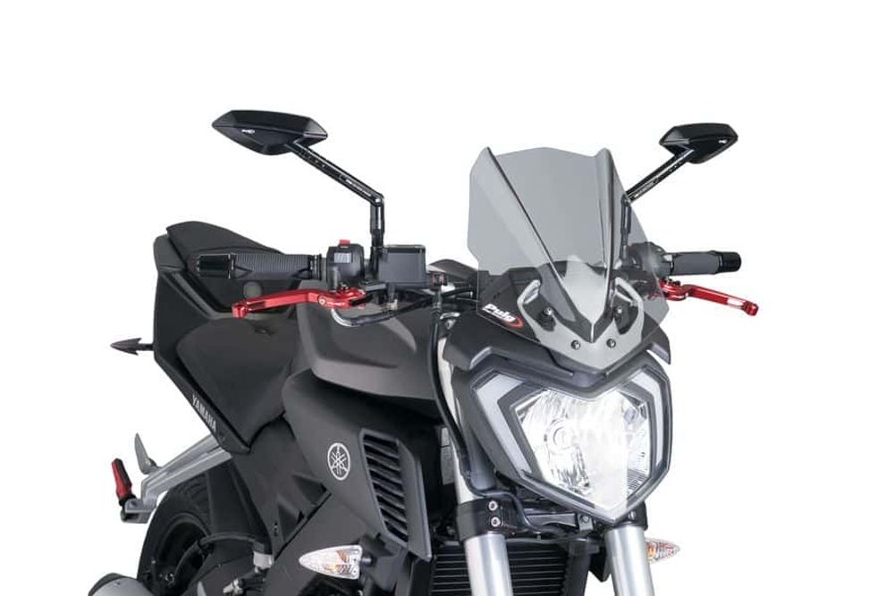 PUIG 7654H Windschutzscheibe New Generation Sport  passend fuer YAMAHA MT-125 Getönt