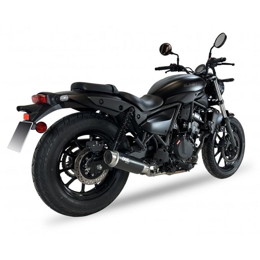 SP 1147046 IXIL RC3B Slip-On Endtopf Edelstahl Schwarz    passend fuer KAWASAKI ELIMINATOR 500