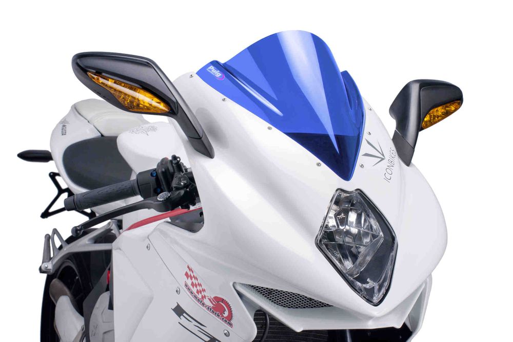 PUIG 5651A Z-Racing Scheibe  passend fuer MV AGUSTA F3 675 Blau
