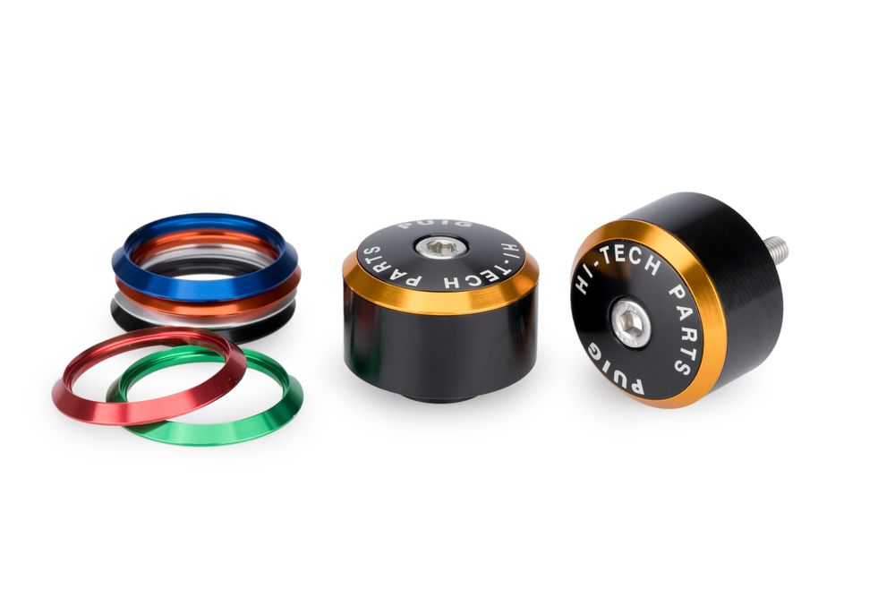 PUIG 22239N Balance Lenkerenden  passend fuer APRILIA TUONO 125 Schwarz