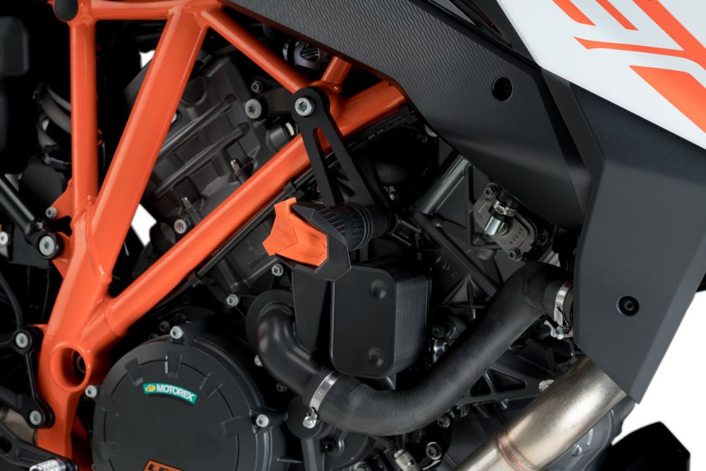 PUIG 7063N Sturzpads R19  passend fuer KTM 1290 SUPERDUKE R Schwarz