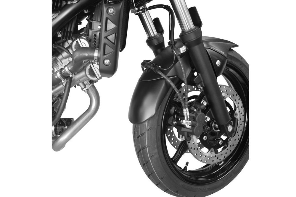 PUIG 9285N Verlängerung des vorderen Schutzblechs  passend fuer SUZUKI SV650 Schwarz