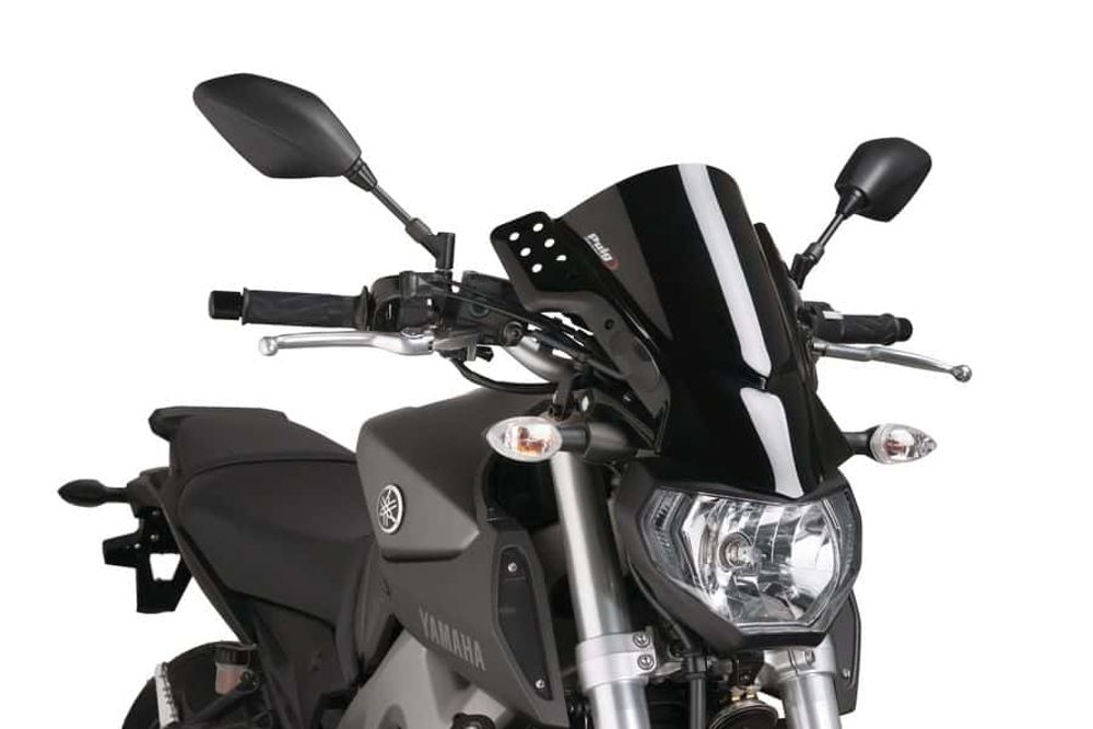 PUIG 6894N Rafale  passend fuer YAMAHA MT-09 Schwarz