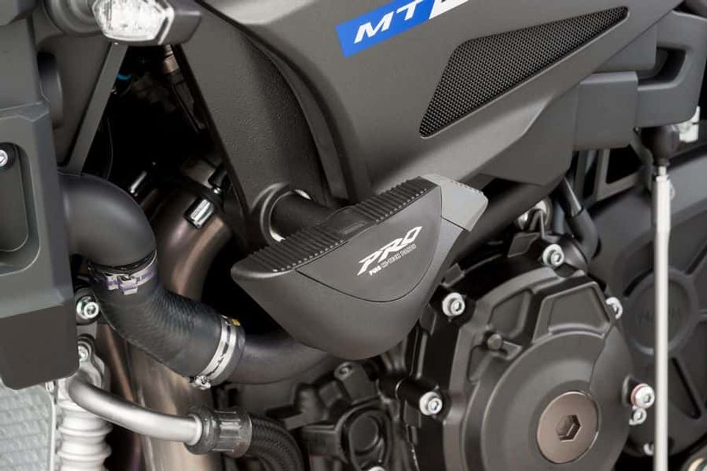 PUIG 8592N Sturzpads PRO  passend fuer YAMAHA MT-10 SP Schwarz