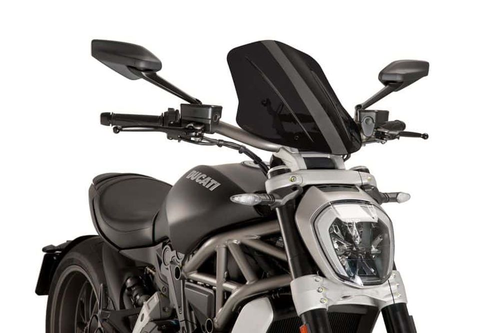 PUIG 8922F New Generation Verstellbare  passend fuer DUCATI X DIAVEL Stark getönt