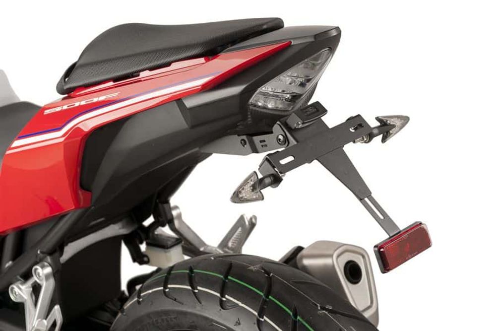 PUIG 8722N Kennzeichenhalters  passend fuer HONDA CB500F Schwarz