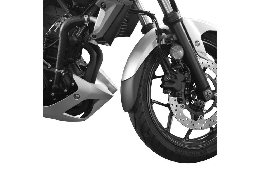 PUIG 9182N Verlängerung des vorderen Schutzblechs  passend fuer YAMAHA YZF-R3 Schwarz
