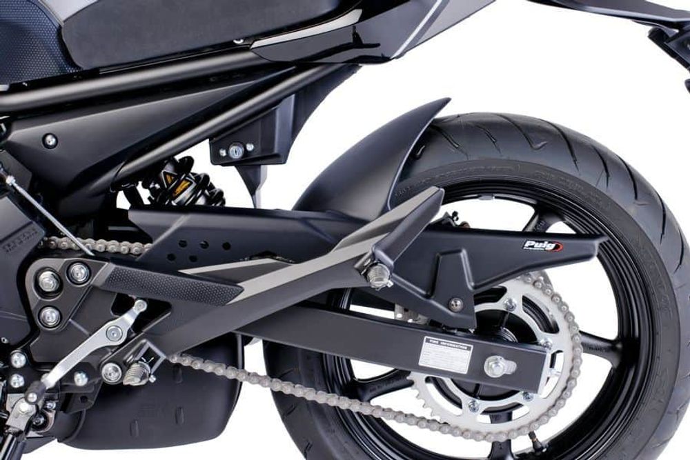 PUIG 5035J Hinterradabdeckungen   passend fuer YAMAHA XJ6 Mattschwarz