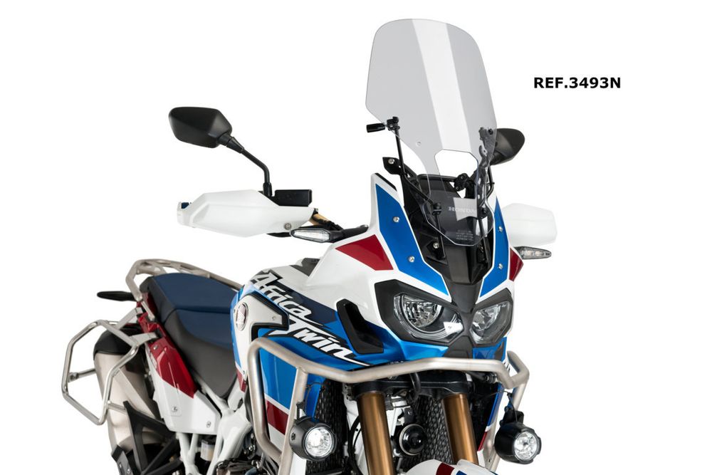 PUIG 3493N M.E.M. (Manueller Hebemechanismus)  passend fuer HONDA CRF1000L AFRICA TWIN Schwarz