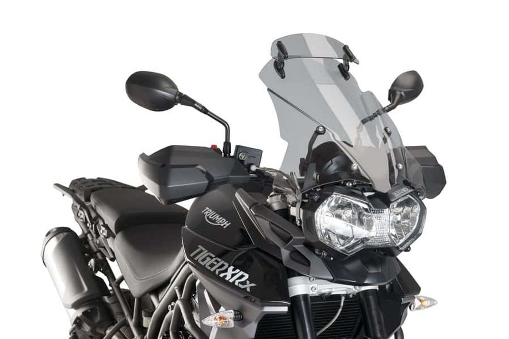 PUIG 5918H Tourenscheibe mit Spoilerscheibe  passend fuer TRIUMPH TIGER 800 Getönt