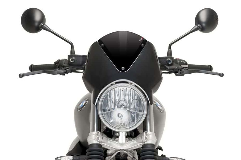 Puig 9338N Retrovision  Kompatibel/Ersatz für BMW R NINE T SCRAMBLER Schwarz