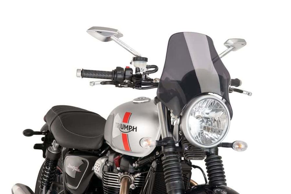 PUIG 0869F Naked  passend fuer KAWASAKI ER-5 TWISTER Stark getönt