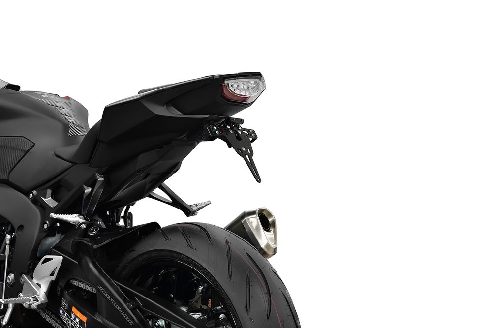 Ibex 10003012 Kompatibel/Ersatz für Kennzeichenhalter Honda CBR 1000 RR Fireblade SP Schwarz