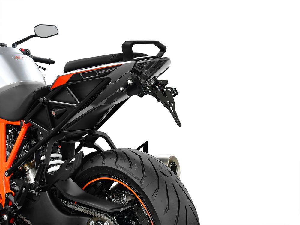 Ibex 10003132 Kompatibel/Ersatz für Kennzeichenhalter KTM 1290 Super Duke GT Schwarz