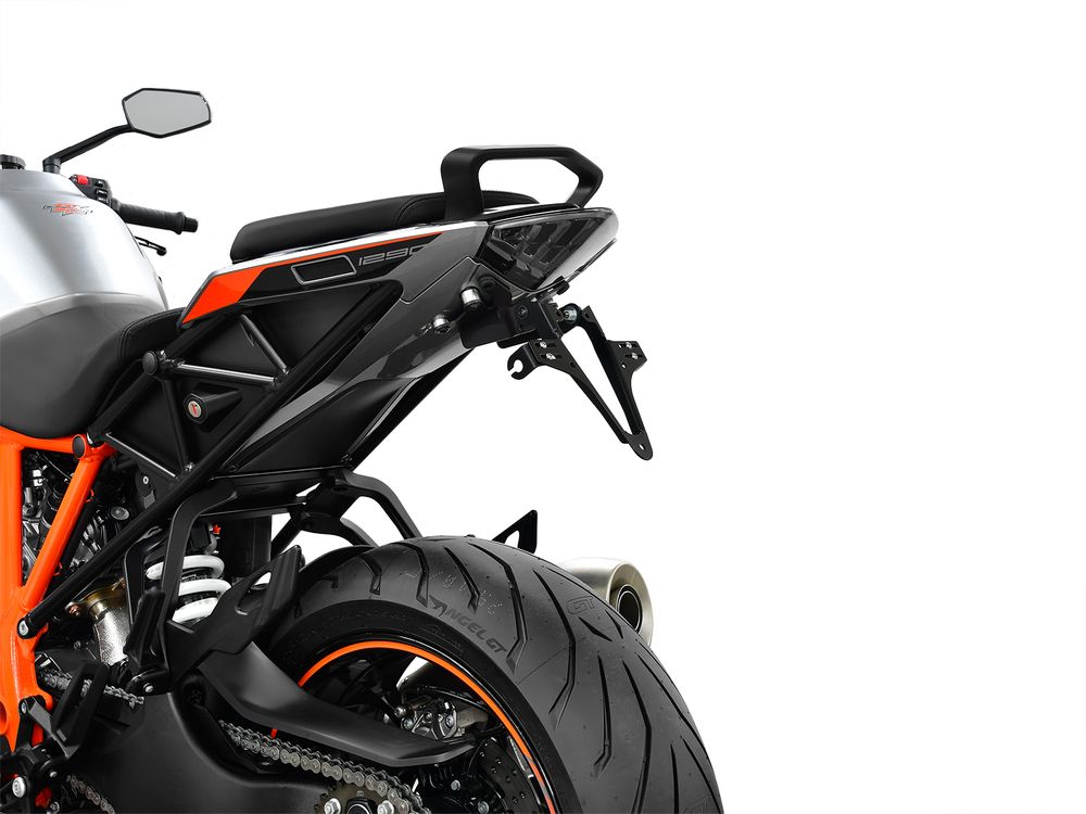 Ibex 10003135 Kompatibel/Ersatz für Kennzeichenhalter KTM 1290 Super Duke GT Schwarz