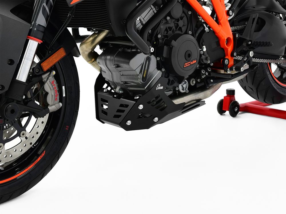 Ibex 10003158 Kompatibel/Ersatz für Motorschutz KTM 1290 Super Duke GT BJ 2016-21 Schwarz