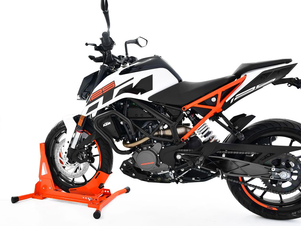 Ibex 10003162 Kompatibel/Ersatz für Sturzbügel KTM 125 Duke BJ 2017-22 Schwarz