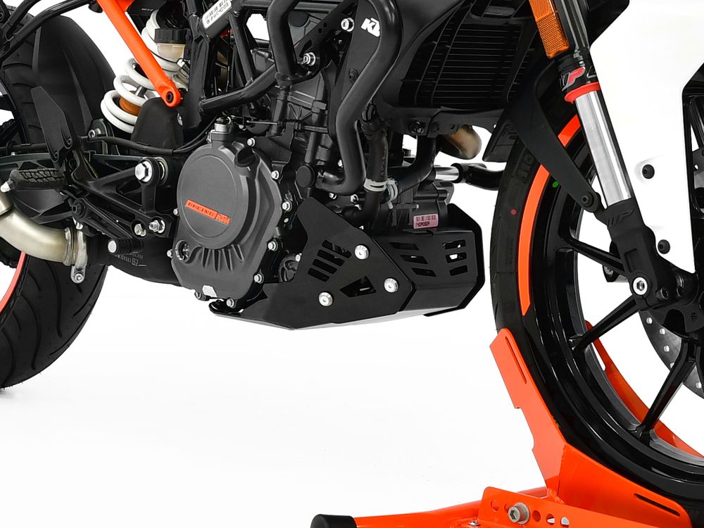 Ibex 10003188 Kompatibel/Ersatz für Motorschutz KTM 125 Duke BJ 2017-22 Schwarz