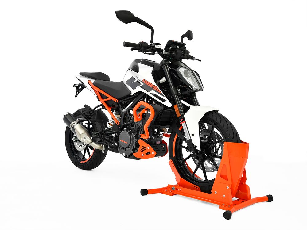 Ibex 10003189 Kompatibel/Ersatz für Motorschutz KTM 125 Duke BJ 2017-22 Orange