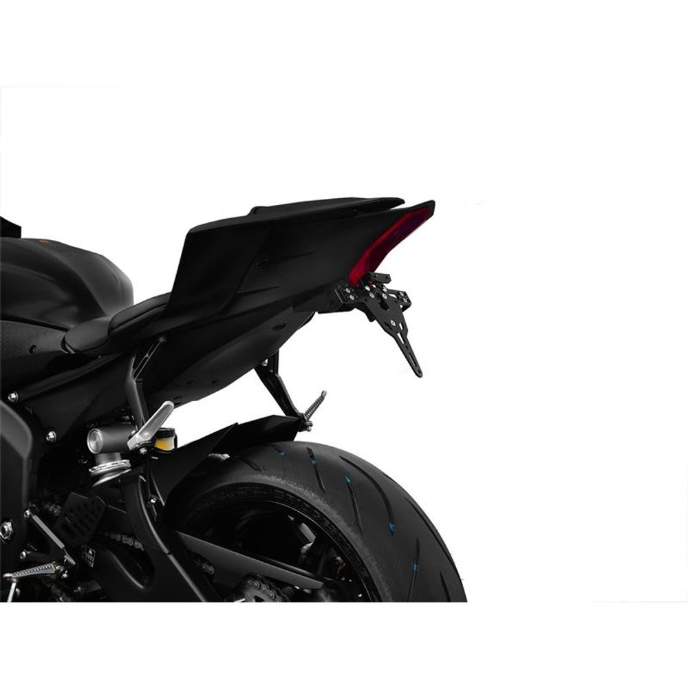 Ibex 10003148 Kompatibel/Ersatz für Kennzeichenhalter Yamaha YZF-R6 BJ 2017-18 Schwarz