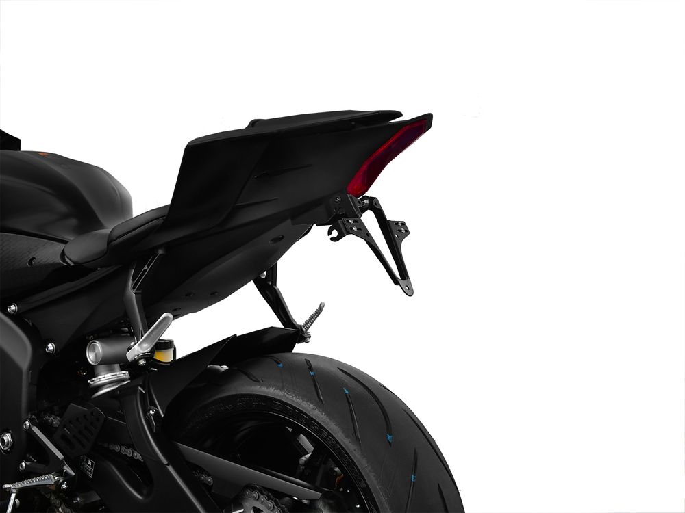 Ibex 10003151 Kompatibel/Ersatz für Kennzeichenhalter Yamaha YZF-R6 BJ 2017-18 Schwarz